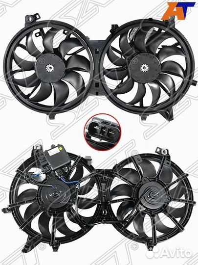 Диффузор радиатора в сборе infiniti EX35 /FX35 0