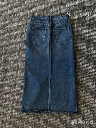 Джинсовая юбка mango, размер s