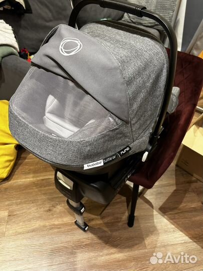 Автолюлька bugaboo turtle air nuna isofix с базой