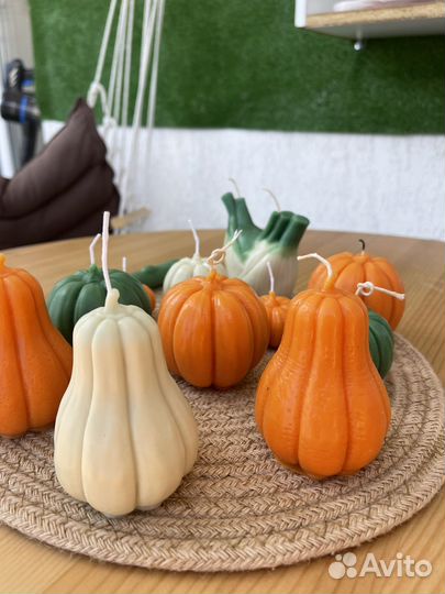 Свеча тыква