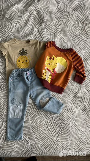 Пакет одежды для девочки размер 86