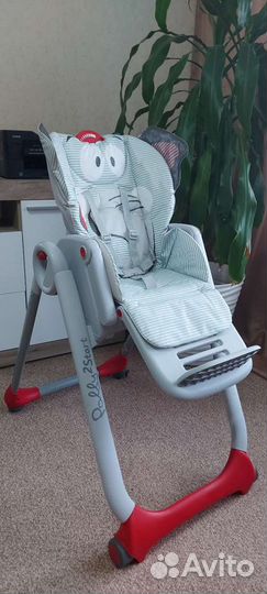 Стульчик для кормления chicco polly 2start