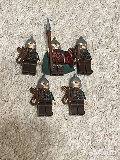 Lego lord of the rings минифигурки
