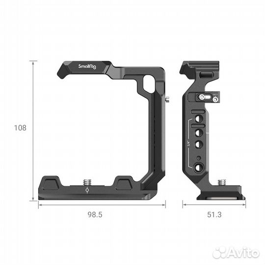 Новый 3639 Smallrig клетка Half Cage для цифровых