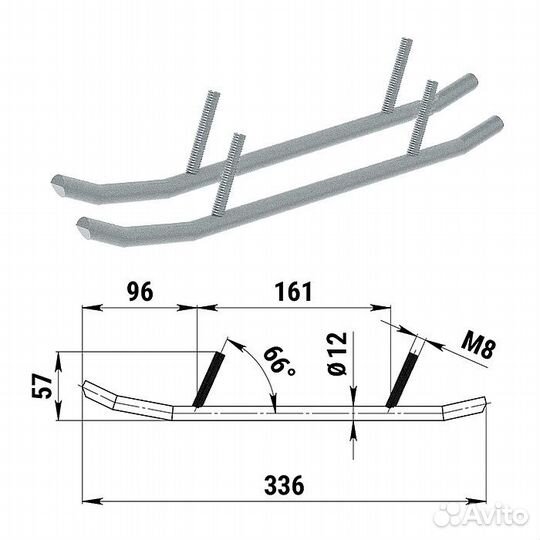 Коньки для Lynx 49 Ranger 600