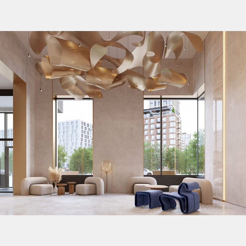 1-к. квартира, 51,9 м², 3/22 эт.