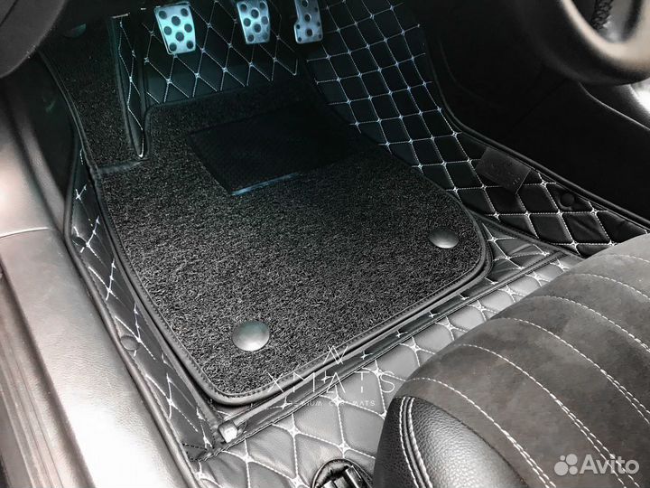 3D коврики из экокожи для Toyota Celica T230