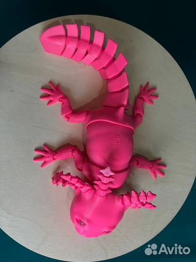 Аксолотль игрушка 3D печать