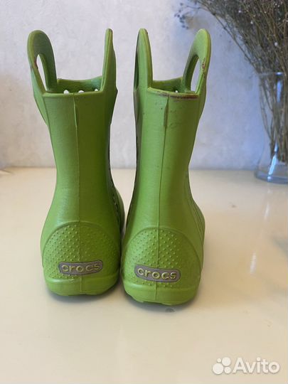 Crocs сапоги детские с10