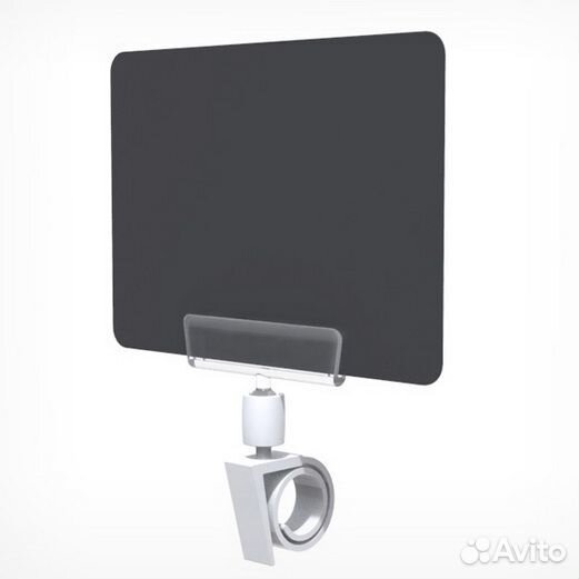 Ценникодержатель-улитка на край высота ножки 0мм