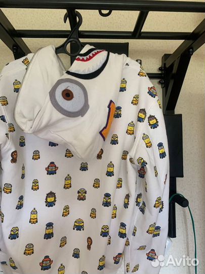 Зип худи bape minions