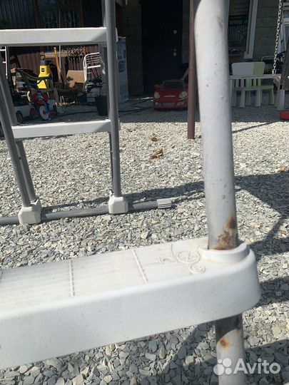 Лестница для каркасного бассейна бу