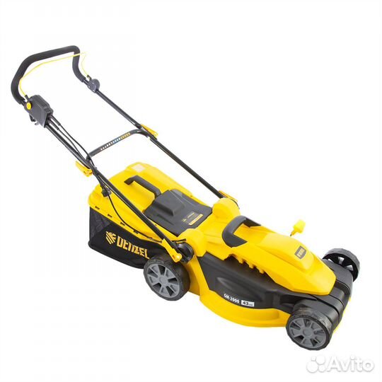 Газонокосилка электрическая denzel GM-2000, 2000 В