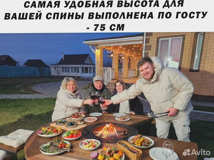 Гриль стол мангал 5 в 1