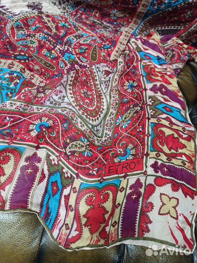 Платок шаль etro оригинал италия шелк