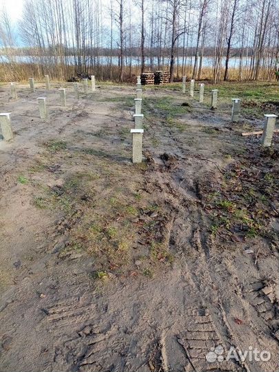 Фундамент / Жб, Бетонные, Железобетонные сваи