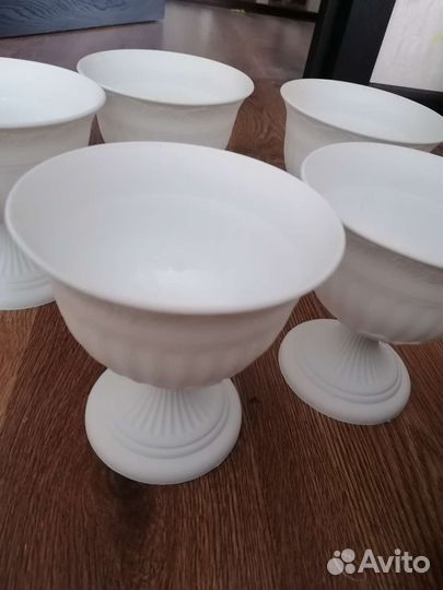 Вазоны 5шт, 0.6л