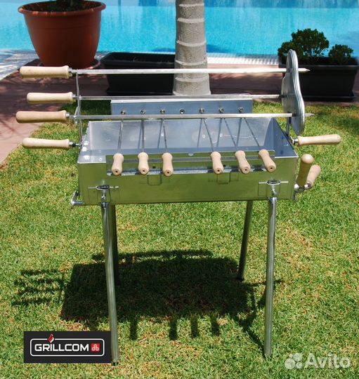 Мангал барбекю автоматический