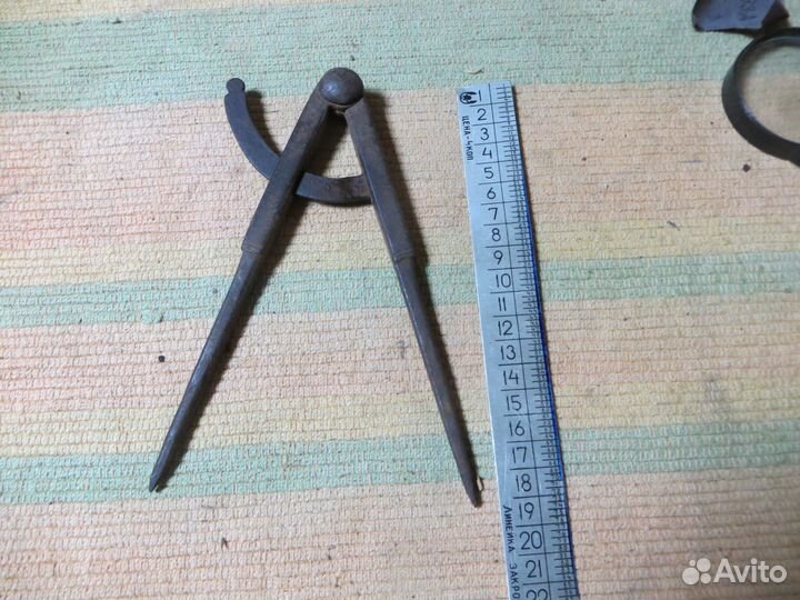 Циркуль Боцмана старинный кованный