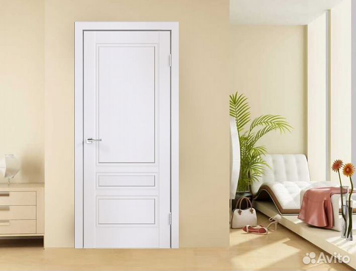 Дверь межкомнатная остекленная пвх