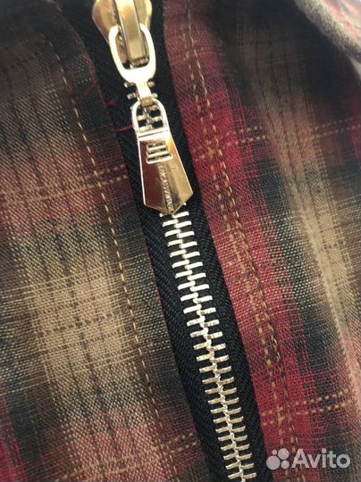 Платье женское на молнии в клетку