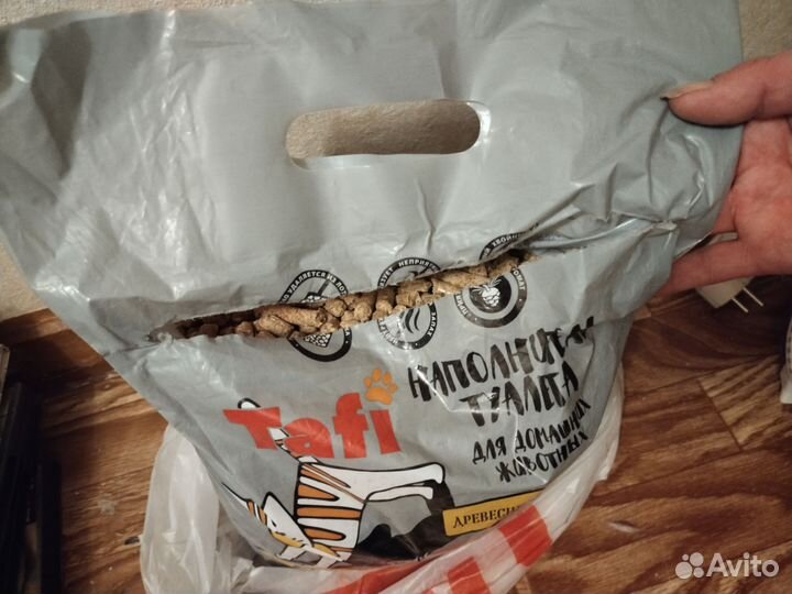 Кошачий наполнитель древесный