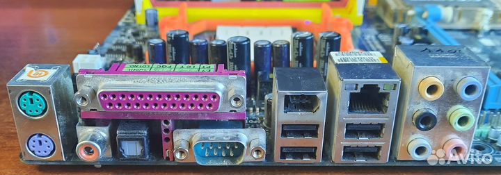 Материнская плата Gigabyte GA-M55S-S3 + озу 512MB