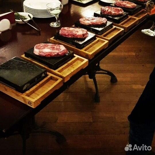 Вулканический камень для жарки мяса, рыбы и овощей