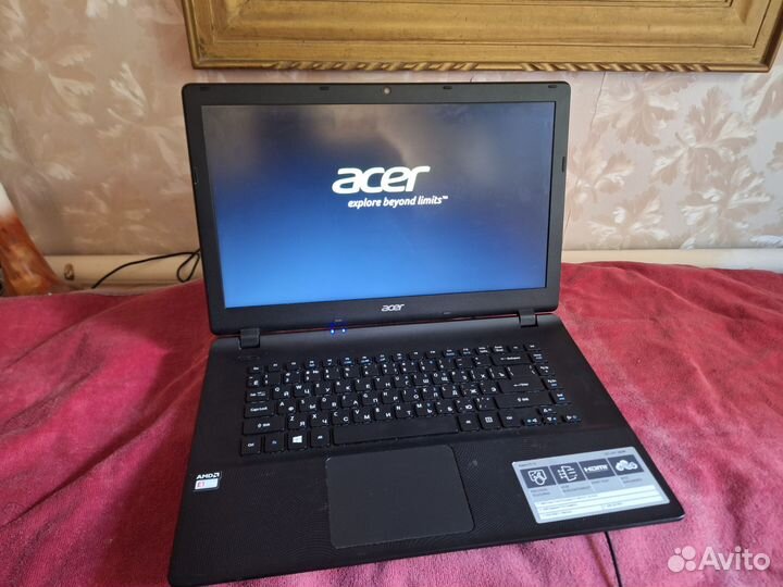 Acer Шустрый 2ядра Ssd128 4gb video512 mb