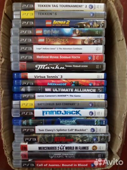 Диски на Sony PlayStation 3 + Sony 4