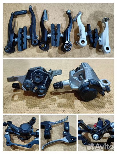 Тормоза дисковые и ободные, новые и б/у