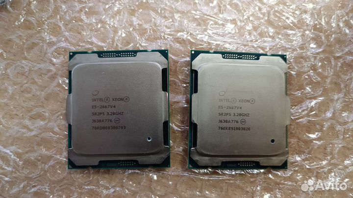 Процессор Xeon E5-2667v4 25MB 3.2Ghz 2шт