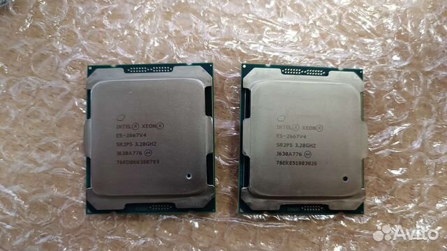 Процессор Xeon E5-2667v4 25MB 3.2Ghz 2шт