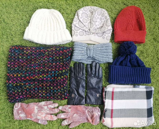 Шапки,перчатки,шарф,палантин