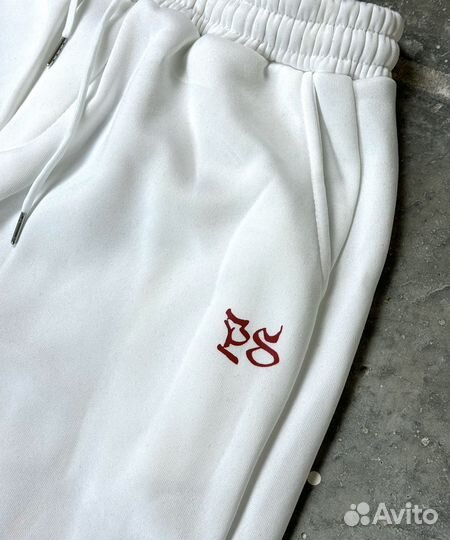 Белые спортивные штаны Central Cee Y2K, S-XL