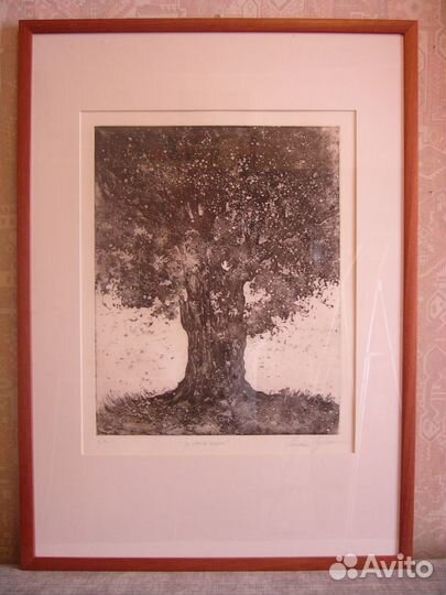 Графика (офорт-акватинта) Италия Лорин Кроссман