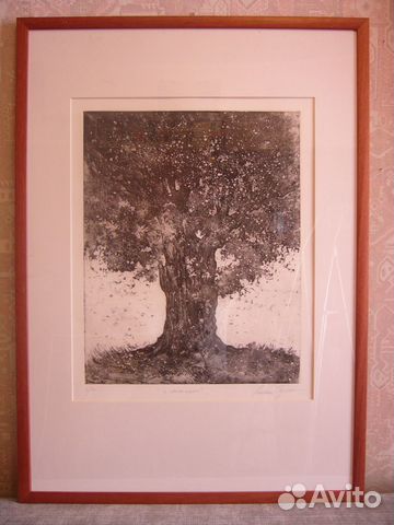 Графика (офорт-акватинта) Италия Лорин Кроссман