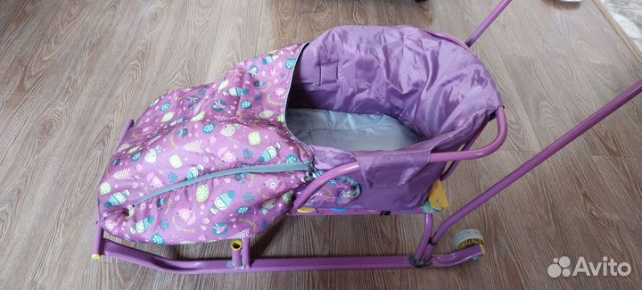 Санки с чехлом