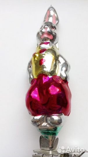 Елочные игрушки на прищепке СССР