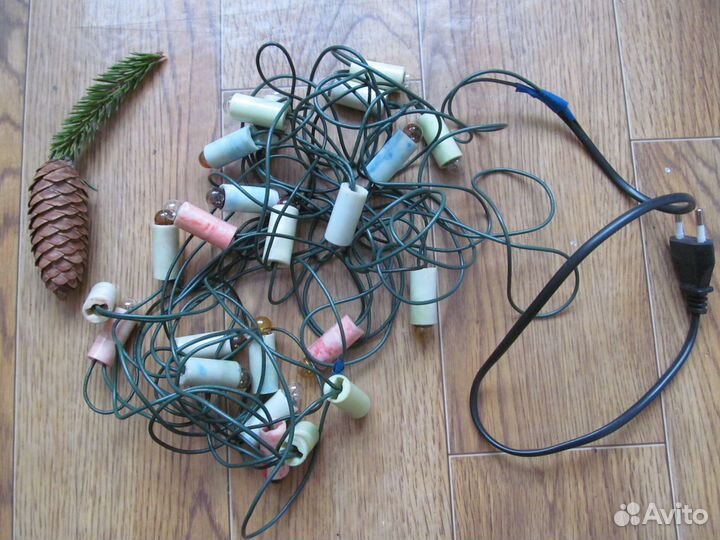 Гирлянда новогодняя СССР - 2 шт