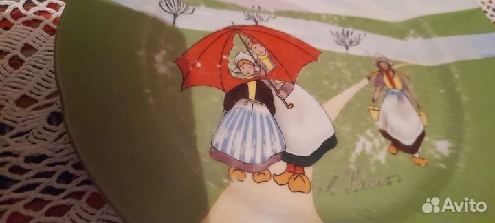 Декоративные тарелки.Франция и Китай.винтаж