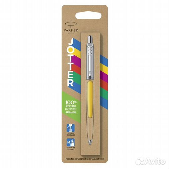 Ручка шариковая Parker Jotter Color М, корпус плас