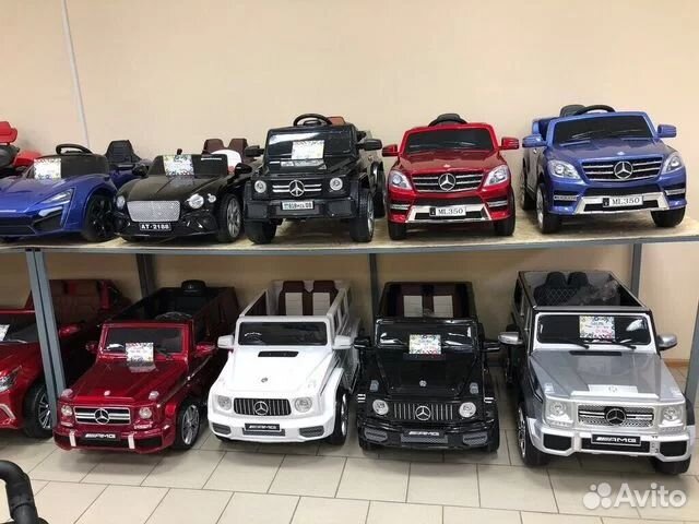 Детский электромобиль, новый с управлением