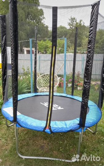 Батут с сеткой большой