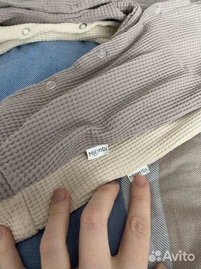 2 комбинезона-песочника