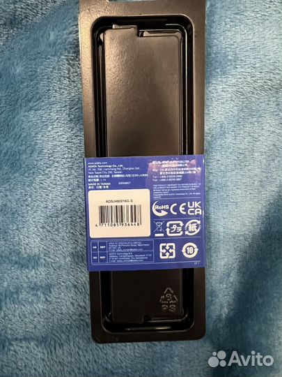 Память DDR5 16Gb 4800Mhz adata AD5S480016G-S