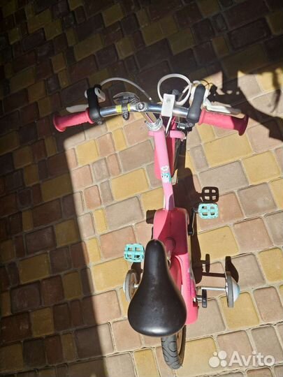 Детский велосипед btwin 14 с защитой цепи