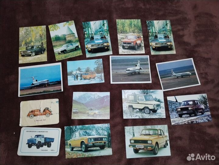 Мини открытки и календарики СССР