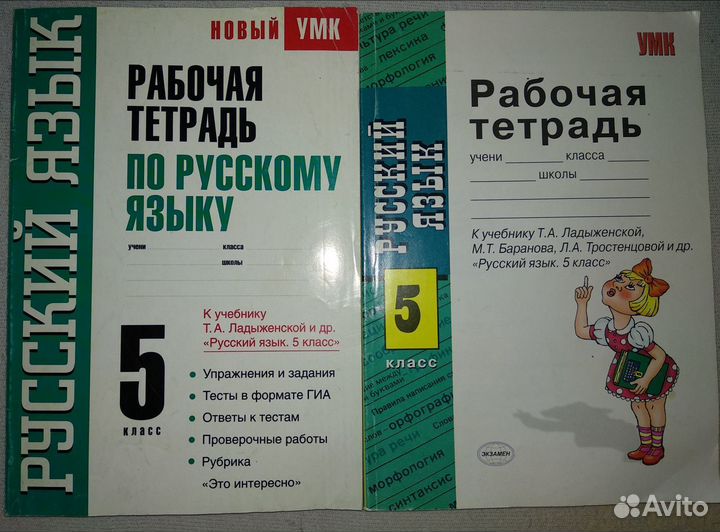Русский язык 5 класс к учебнику Ладыженской