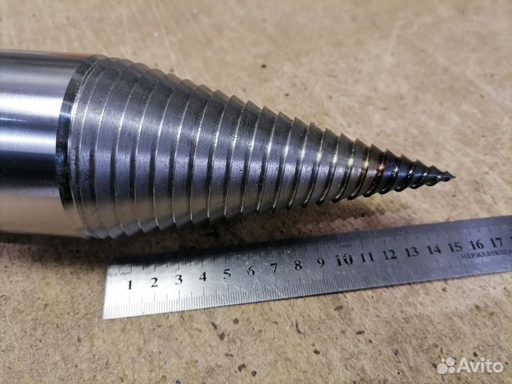 Винтовой дровокол с 2х заходной резьбой d- 72 мм